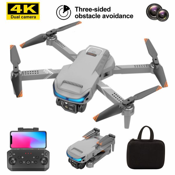 XT9 Mini Drone 2.4G 4K HD UAV Photographie Aérienne Double Caméra Wifi FPV Évitement D'obstacle Drone Pliant Quadcopter RC Hélicoptère