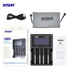 XTAR VC4S Chager NiMH chargeur de batterie avec écran LCD pour 10440 18650 18350 26650 32650 chargeurs de Batteries Liion 7062539