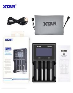 XTAR VC4S Chager NiMH-batterijlader met LCD-scherm voor 10440 18650 18350 26650 32650 Liion-batterijen opladers6711082
