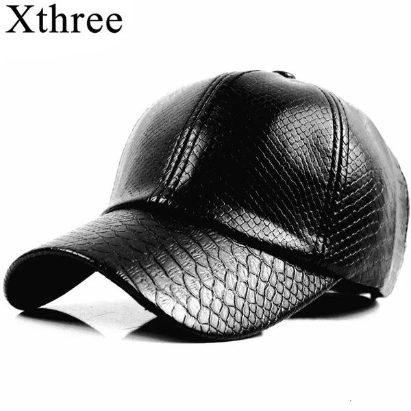 Xtres gorra de béisbol de moda para mujer, gorra de cuero de imitación, sombreros de hip hop para hombres, sombrero de invierno para 231228