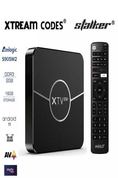 Códigos XTream TV Box Meelo Plus XTV SE 2 Stalker Smartest Android System Amlogic S905W2 4K 2G 16G Media Player8377277