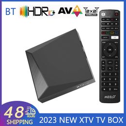Air XTV avec BT Remote nouvelle boîte de télévision plus intelligente Staalker Amlogic S905W2 Quad Core 1.8 GHz 4K HDR + BT HD LAN 100M AV1 SMART TV Box XTVair