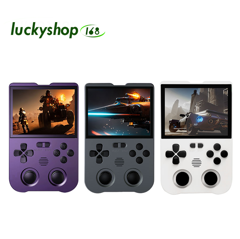 XU10 3.5 '' IPS Linux System 64GG 128G Handheld Game Player RK3326S 3000MAH Portable Video Game Consoles 10000+ Spiele