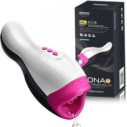 Xuan AI Mengna Aircraft Cup Volledig automatische elektrische mondverwarming Vibratie Geluidsproductie voor masturbatie seksueel