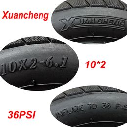 Xuancheng 10 pouces Tire modifiée pour Xiaomi M365 Pro 2 Scooter électrique Renforcé Pneu extérieur stable à l'épreuve des stables 10 * 2 Xuan Cheng Tire