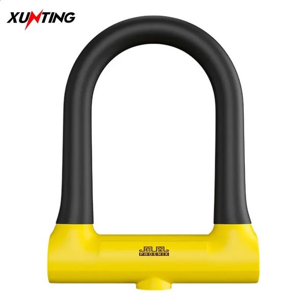 XUNTING – verrou de sécurité en forme de U pour vélo, accessoires de vélo pour moto, Scooter électrique, vélo de montagne et de route, 240301