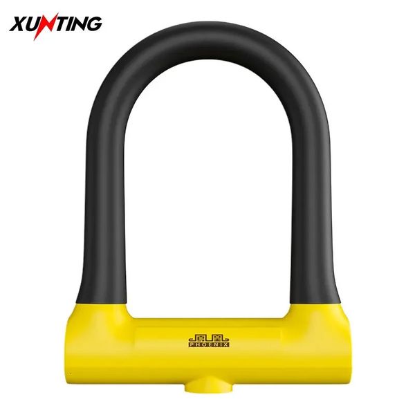 XUNTINT BICYCLE USHAPED LOCK Sécurité pour les accessoires Motorcycle Electric Scooter Mountain et Road Bike 240401