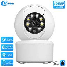 XVIM 2MP PTZ caméra de surveillance Audio bidirectionnel Vision nocturne intelligente maison WIFI sans fil bébé moniteur pour animaux de compagnie enregistrement vidéo HD caméra IP 240326