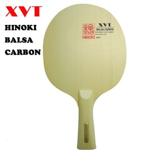 XVT HINOKI BALSA lame de raquette de Tennis de Table en carbone Hinoki WoodBasla fibre de Cabon 240122