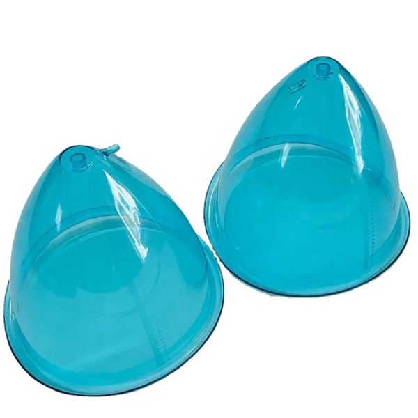 Gobelets de thérapie sous vide en plastique XXL 21 cm 180 ml 2 pièces 1 paire pour l'amélioration des seins et des fesses compatibles avec les Machines d'aspiration sous vide