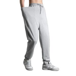 XXL FASHION Pantalons de survêtement pour hommes Sarouel décontracté Joggers Hip Hop Danse Sportif Hiphop Pantalons de survêtement de sport pour hommes Pantalons amples et longs pour hommes