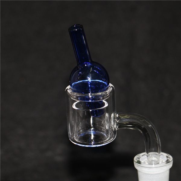 Fumer XXL Quartz Thermique Banger + Verre Bulle Carb Cap 10mm 14mm 18mm mâle/femelle 90 Degrés 100% véritable Double paroi clou