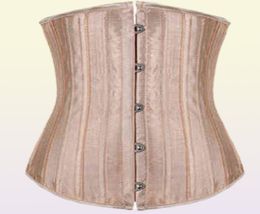 XXS XS Underbust Bustier Corset Femmes Robe Minceur Taille Formateur 26 Os En Acier Mariage Corps Shaper À Lacets Cincher Ceinture T5144111