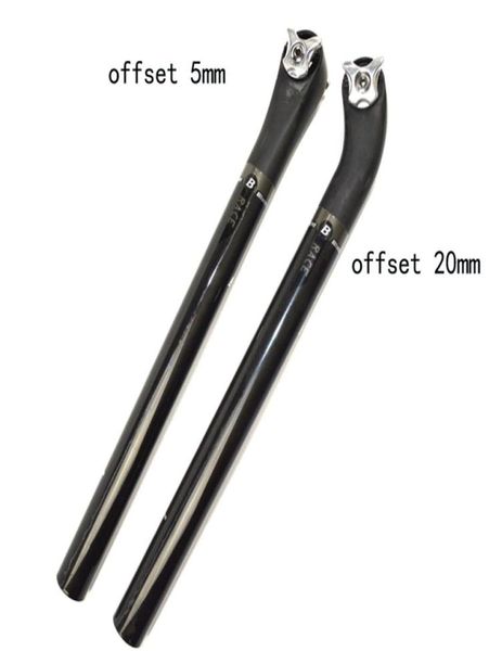 XXX T700 UD tige de selle de vélo entièrement en Fiber de carbone vtt tige de selle de vélo de route décalé 20 ° 5 ° Tube de selle de vélo 272308316400MM US st2811684