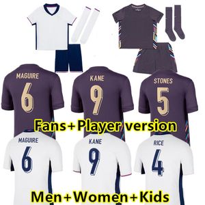 2024 Engeland voetbalshirts SAKA RASHFORD KANE FODEN STERLING 24 25 GREALISH MOUNT BELLINGHAM TRIPPTIER GALLAGHER STONES heren dames speler kinder voetbalshirt S-4XL