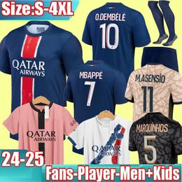 Xxxl 4xl 2024 2025 Paris Mbappe Soccer Jerseys Asensin
