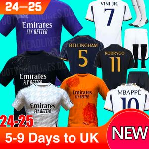 XXXL 4XL MBAPPE Vierde thuisvoetbaltruien 24 25 Fans Player voetbalshirt Vini Jr Tchouameni Modric Valverde 2023 2024 Men Kids Real Madrids Bellingham Uniform