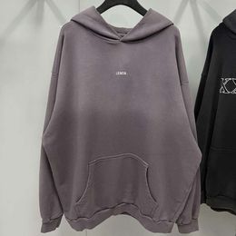 XXXL Séter Sweater Hoodies Hombres para hombres Sweinshirt Fashion Balencigaas Brand Paris 23SS Autumn Nuevo frontal y trasero Terry OS IBTA 3X N8Y1