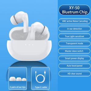 XY-50 TWS Bluetooth-oortelefoon met ladingskust oor sensor oordopjes bluetooth 3 paren gratis oor tips freebuds