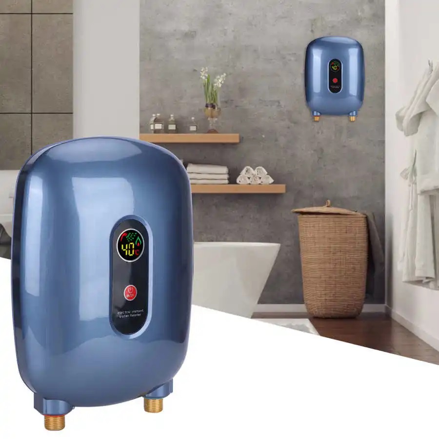 XY-B08、ステンレス鋼と真鍮の電気給湯器3秒の家庭用吸水暖房浴室シャワーヒーター
