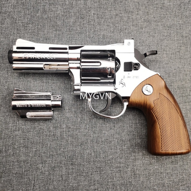 Xyl Python Revolver Dart Blaster Manetal Metal Soft Bullet Toy Gun屋外屋内プレイおもちゃ子供大人の誕生日プレゼント