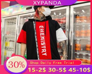 XYPANDA Summer Tops Lint Koreaanse stijl Koreaanse stijl Punk Streetwear T -shirt Men Oversized grafisch T -shirt Kleding Hip Hop Shirt6666674
