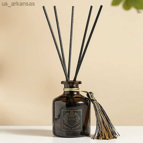 Y Aromeasy 50 ml Reed Diffuseur Ensembles Famille D'accueil Hôtel Salle De Bains Rotin Aromathérapie Verre Diffuseur Désodorisant Parfum De Maison L230523