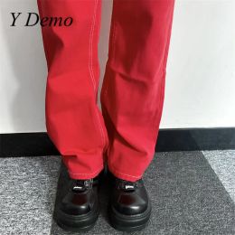 Y Demo Streetwear 90S Retro Red Pantal