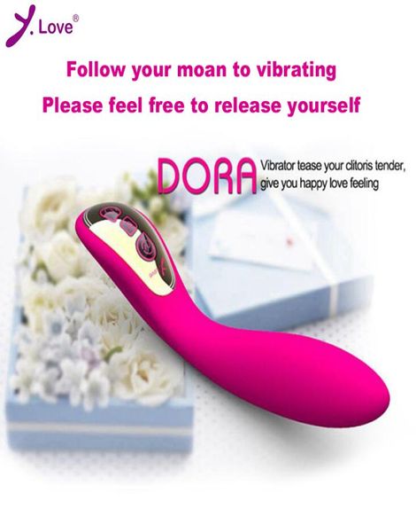 Y love éthoerproof G Spot Music Big Electric Vibrator Sex Toys for Couples Femmes Pussy Dildo Porn Porn Adult Sexy Toy Sex Shop Y13447034