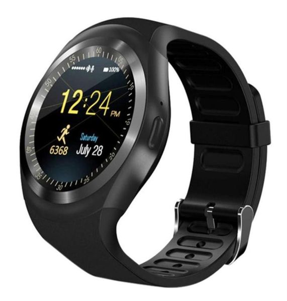 Y1 montre intelligente style bracelet haute résolution Relogio téléphone Android Sim GSM caméra à distance affichage des informations de la caméra sport pedome1332841