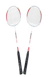 Y1208R 2PCS TRAPALITÉ BADMINTON RACKET RACQUET AVEC BAG SPORT ÉQUIPEMENT DE SPORT DURABLE Aluminium léger1386291