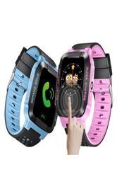 Y21 GPS Reloj inteligente para niños Linterna antipérdida Reloj de pulsera inteligente para bebés Localización de llamadas SOS Rastreador de dispositivos Kid Safe vs DZ09 U8 Watch4986119