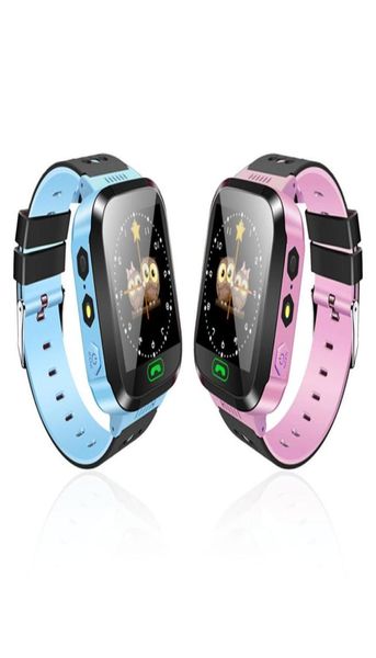Y21 GPS enfants montre intelligente antiperte lampe de poche bébé montre-bracelet intelligente SOS appel localisation dispositif Tracker Bracelet sûr pour iOS Android9688950