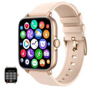 Y22 Bluetooth Talk Smartwatch Smartwatch met volledig touchscreen voor Android- en iOS-telefoons Compatibel met fitnesstracker en hartslagmeter stap-slaapmonitor horloge