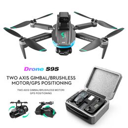 Y25 GPS Drone 4K Profesional HD Camera 2-assige Gimbal Anti-Shake Luchtfotografie Borstelloze Opvouwbare Quadcopter