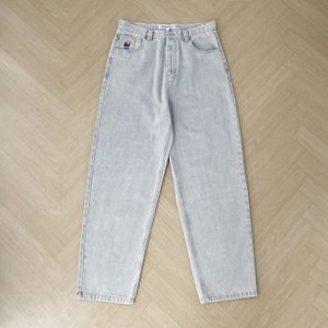 Y2K Big Baggy Boy Jeans for Men Streetwear Embroidery Denim Leisure Pants Women Mujer 240403