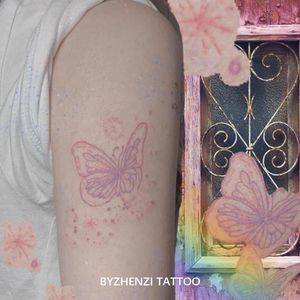 Y2K Vlinder Tatoeages Waterdichte Nep Tattoo voor Vrouw Mannen Pols Sleutelbeen Sexy Tijdelijke Tatoeages Eenvoudige Leuke Tattoo Stickers