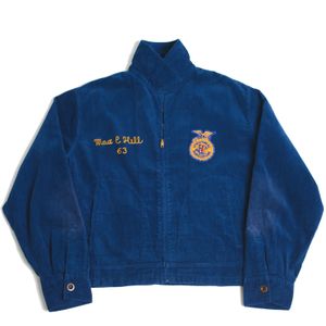 Chaqueta Vintage de pana Y2K para hombre, abrigos holgados con bordado azul teñido y lavado con agua pesada, estilo Harajuku americano para motocicleta, 2023, 240117