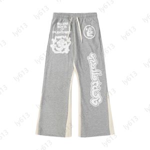 Y2k Pantalon graphique Hellstar Pantalon de créateur Pantalon de survêtement pour homme Motif de lettre classique Embellissement décontracté Pantalon à cordon de serrage Pantalon pour femme Vêtements pour hommes