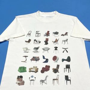 Y2K Harajuku Fashion Leisure Summer Furniture Imprimée à manches courtes T-shirt surdimensionné pour femmes Vintage Vintage 240509