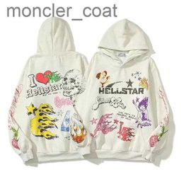 Y2k Hellstar Sweat À Capuche Survêtement Designer Homme Femme Pantalon À Manches Longues Coton Marque De Mode Sweats À Capuche Ensemble Kiss Me Im a Hellstar0WWG