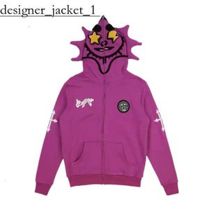 Y2k Sweat à capuche rétro style paresseux pour femme Wen Loose Fun Multi Angle Full Zip Sweat à capuche Y2k Loose Casual Sweat Veste Harajuku American Y2k Shirt 3706