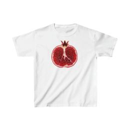 Y2k kawaii granaatappel grafisch gedrukte meisjesachtige zomer dames gotisch Harajuku baby tee slanke vintage t-shirt emo esthetische crop tops 240510