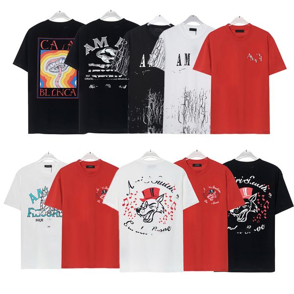 T-shirt HARAJUKU MEN'S MEN'S MODE ROCK ROCK COST COSEVE SUMBRAPE SUMME T-shirt européen T-shirt T-shirt Femme couples jeunes hommes et femmes concevant des t-shirts.