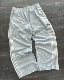 Y2K retro tendencia coreana streetwear pantalones de chándal sencillo pantalones casuales harajuku joggers joggers hombres elásticos rectos 240508