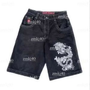 Y2K Shorts Designer Short Jncoshorts Men's Shorts Y2k rétro Gothique Modèle imprimé Jnco Denim Shorts 2000 Sac Hip Hop Summer Mens Beach Jeans High Qualit 961