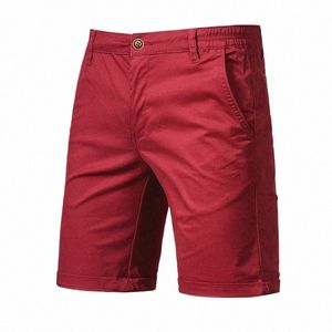 Y2K Été Nouveau 100% Cott Gym Shorts Hommes Casual Busin Social Taille Élastique Cargo Shorts Bermuda Beach Shorts Pour Hommes Hommes 91JS #