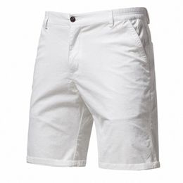 Y2K Summer New 100% Cott White Gym Shorts hombre Mensor informal Social Elástico Cargo Bermudas Bermuda For Men W834#