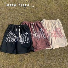 Y2k Shorts d'été pour hommes femmes Harajuku tendance surdimensionné pantalons de sport court décontracté gymnase basket-ball Shorts coréen Couple Shorts 240323