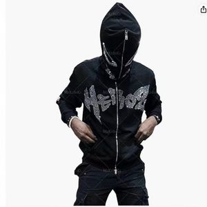 Y2k Zip up Hoodie Stars Print goth Punk Sweatshirt mannen hoodies Sport Jas Pullover Gothic Lange Mouwen Oversized hoodie jas